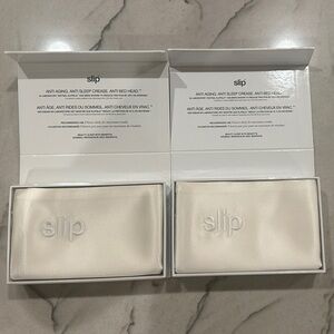 2 sealed Slip Silk Pillowcases in Ivory